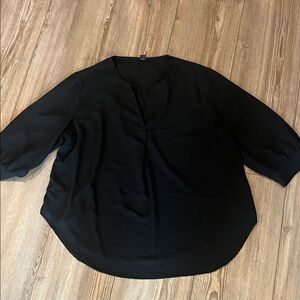 SHEIN Classic Black Blouse